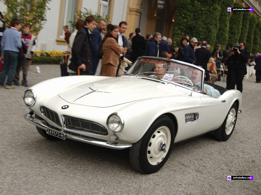 Model BMW 507 is begining 1955 in Germany. The end of make is 1959.