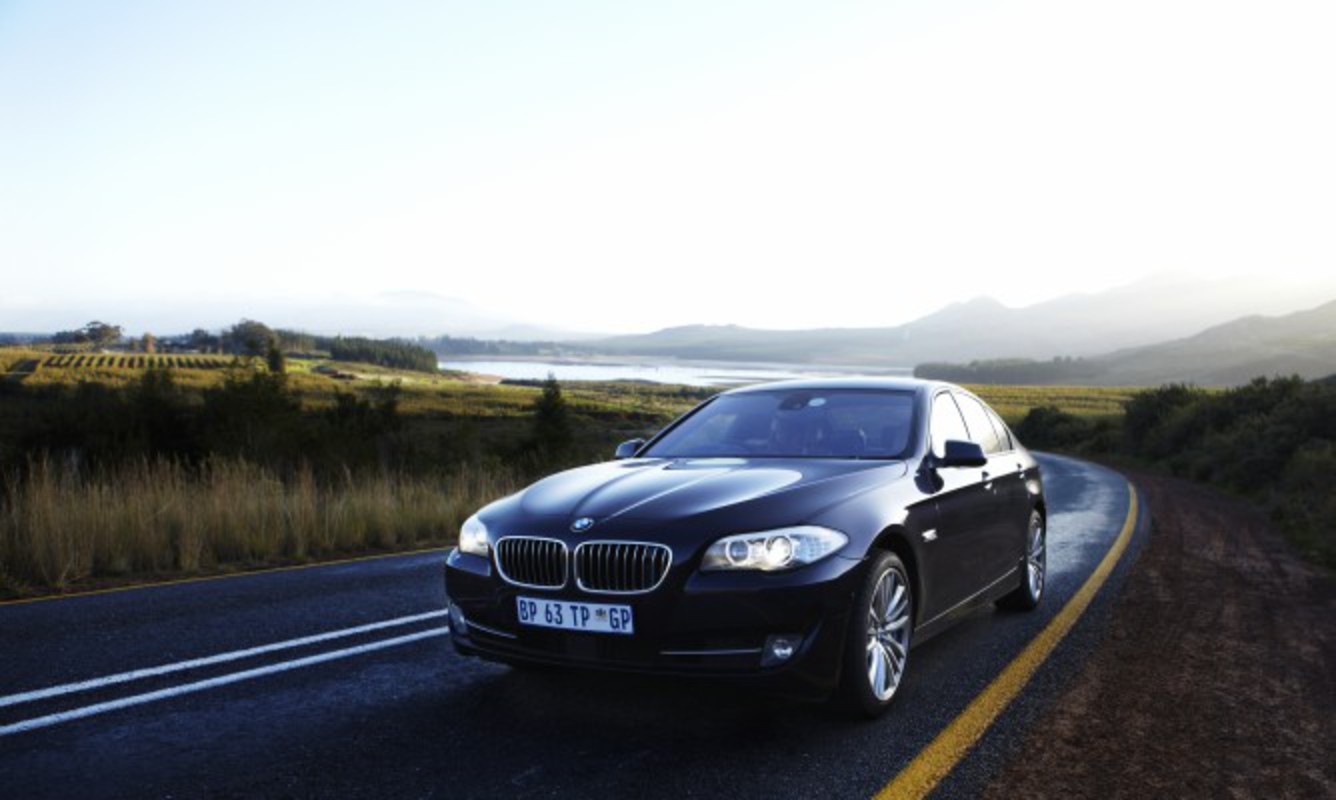BMW 540d.jpg. 'Sheer driving pleasure' really does sum up the new BMW 535d,