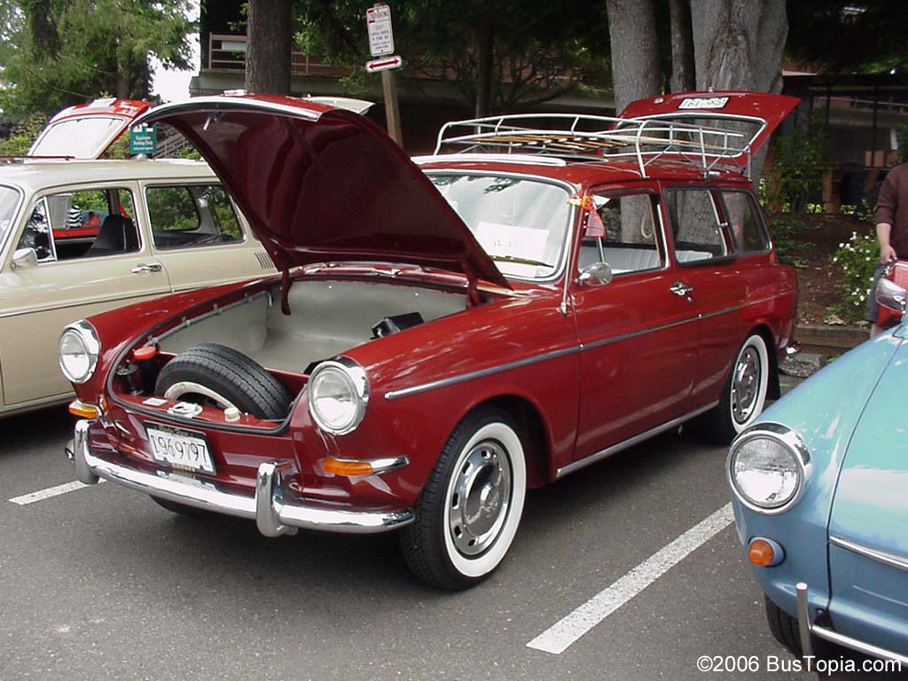 In Beige, Volkswagen Squareback Wagon Very Original Red Beauty