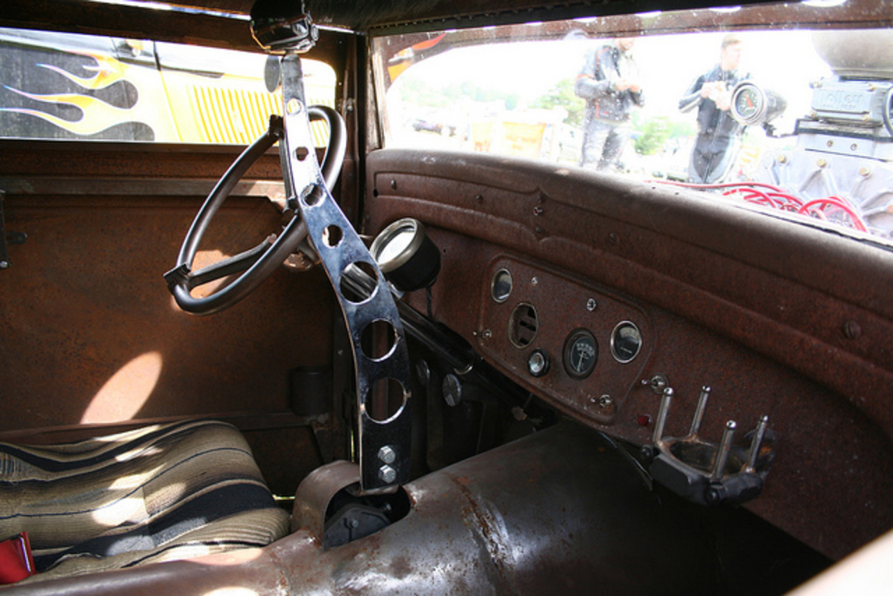 Chevrolet rat rod Interior. 
