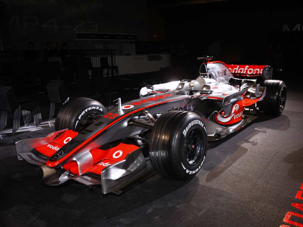 McLaren MP4-23 launch, 2008, 2