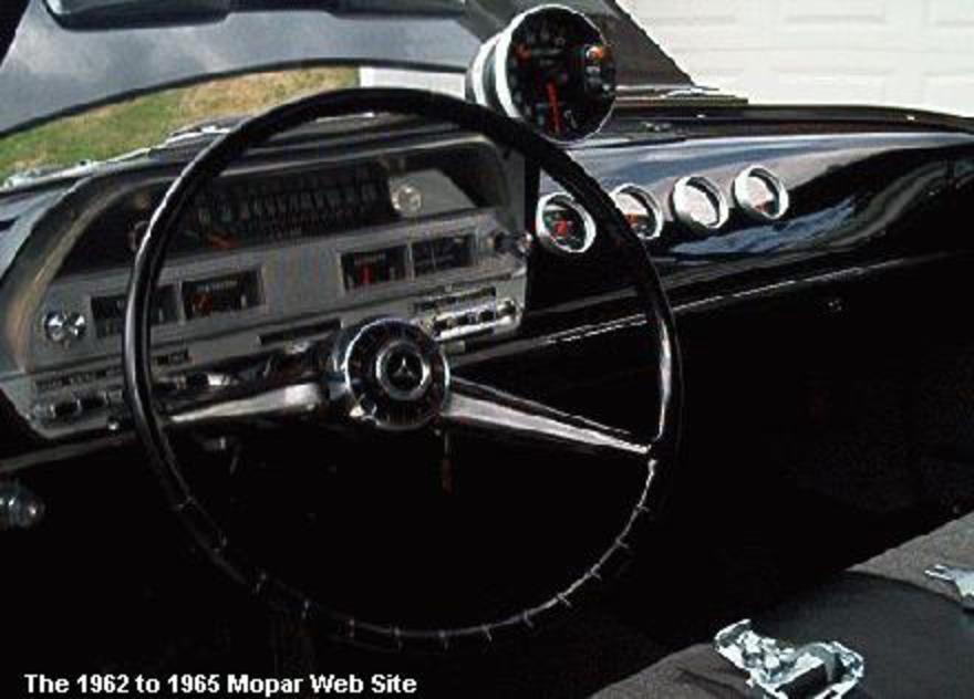 1963 Dodge 330 dash. Specialized Auto Interiors did the interior,