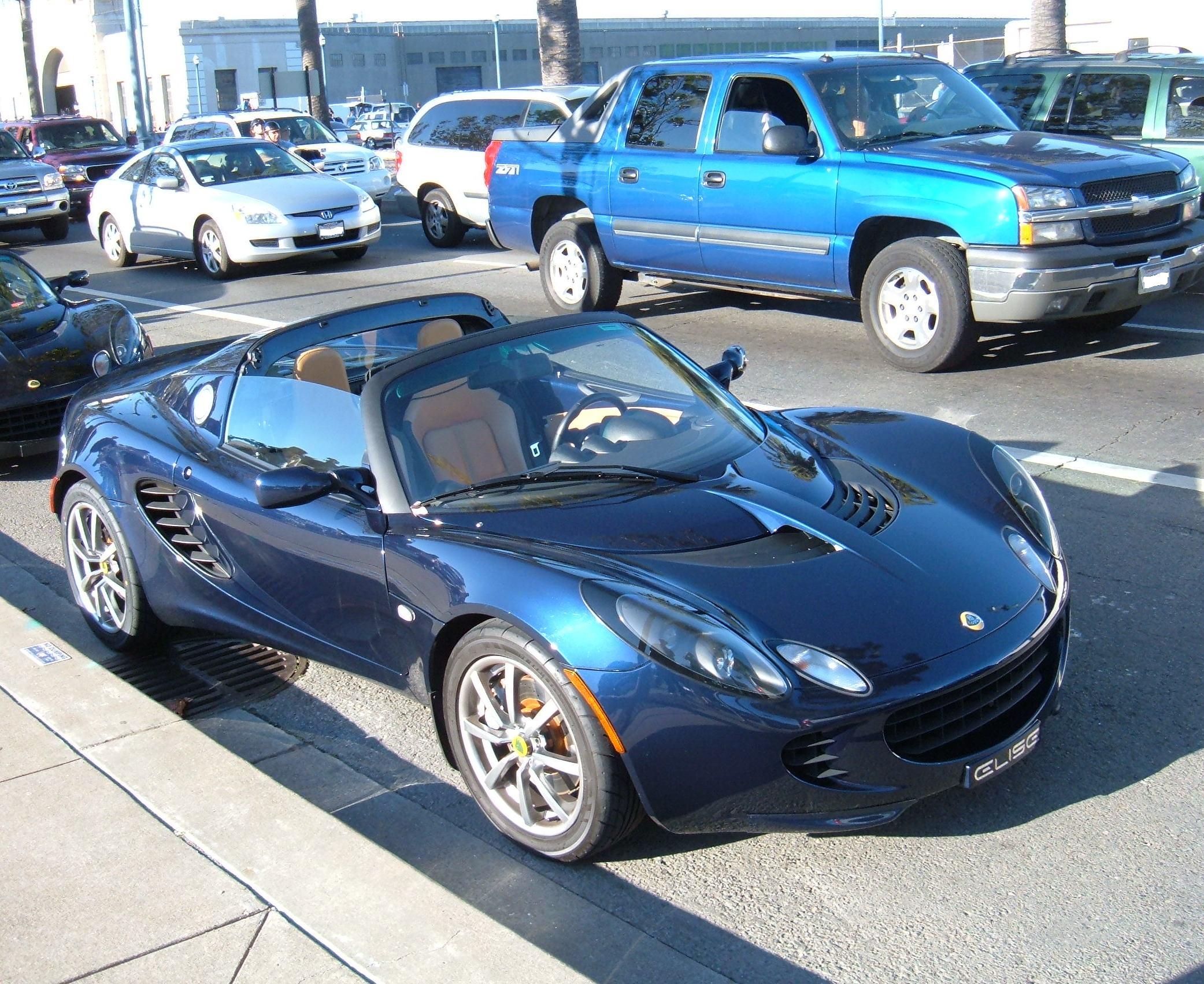 Lotus cars Blue