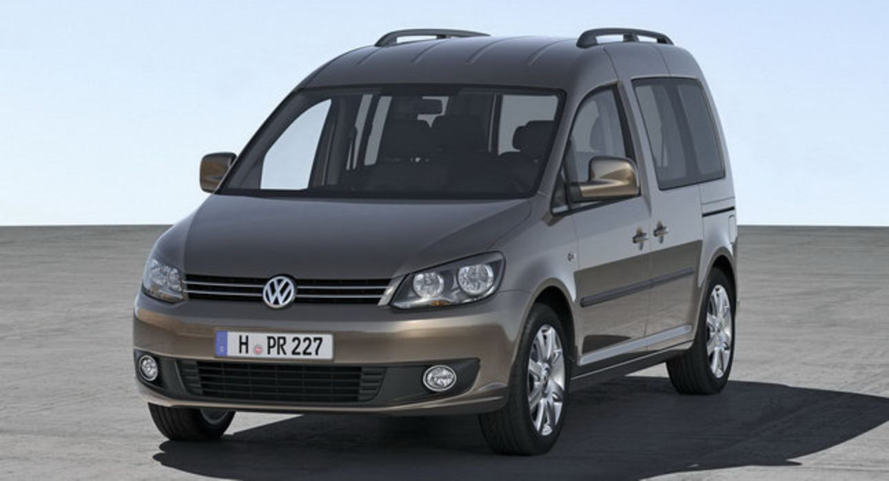 This is Volkswagen's facelifted Caddy compact van that enters the 2011 model
