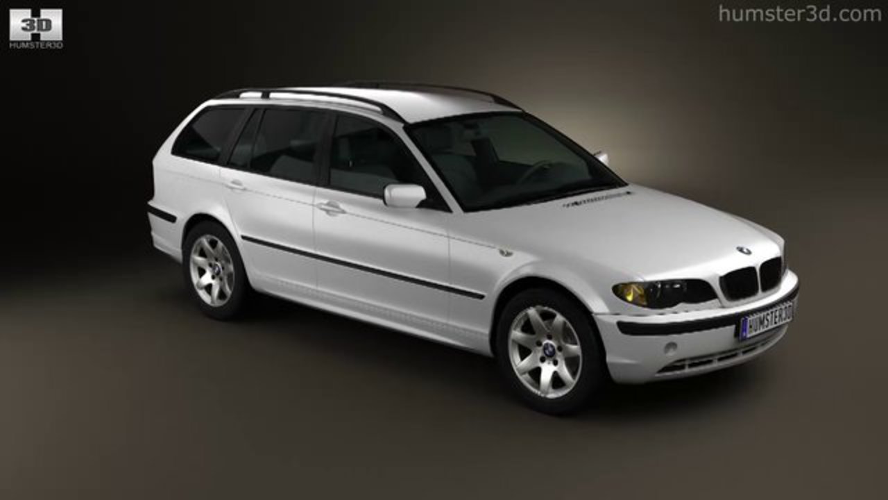BMW 3 Series touring (E46) 2001 by 3D model store Humster3D.com
