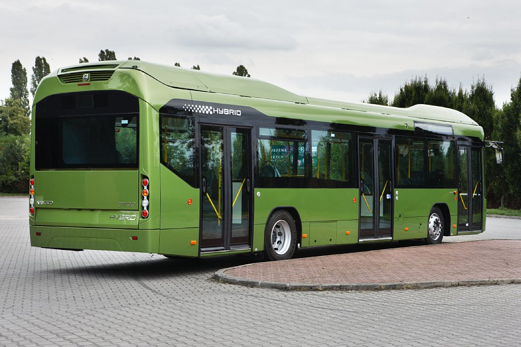 Volvo 7700 hybride citybus (rear) - photo by Volvo Bus