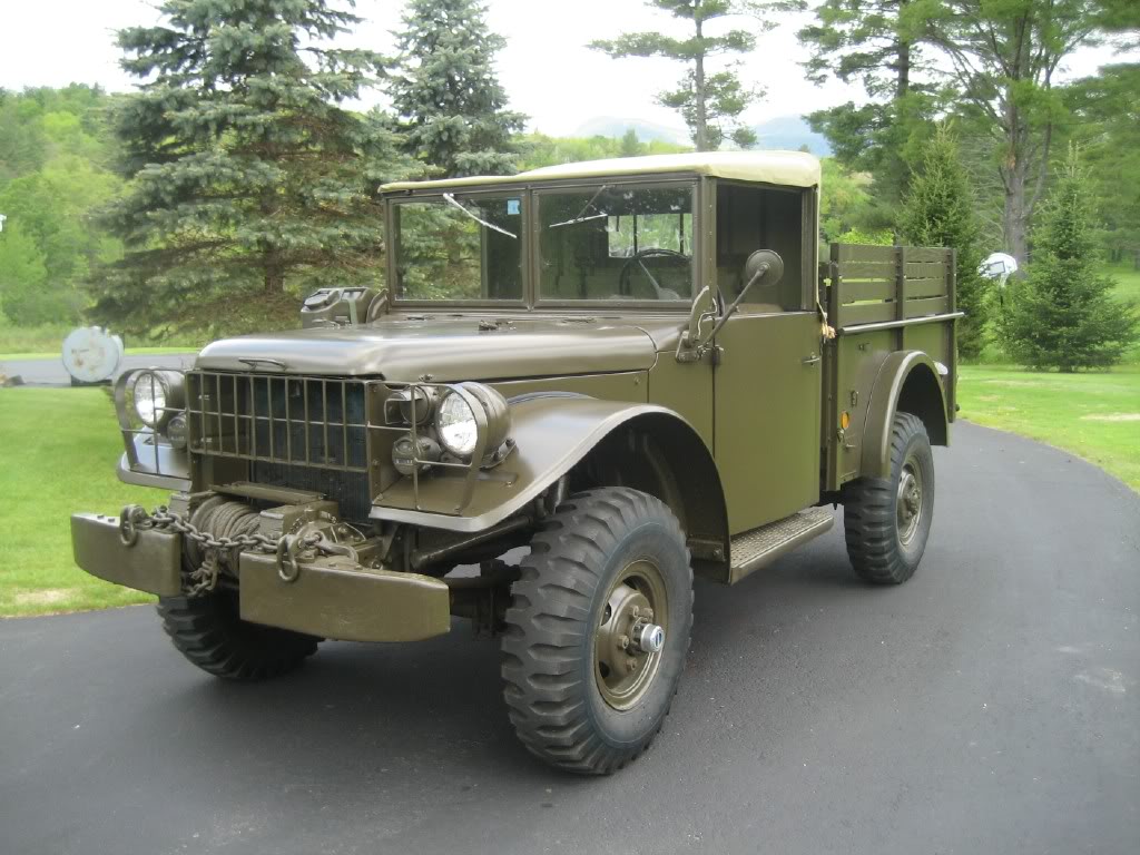 kermit2, Here's a 1952 Dodge M-37 Power Wagon. This one is in western Maine.