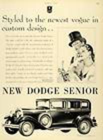 Dodge DA Senior Sedan CAR COVER EMAIL US YOUR SB MDL YR