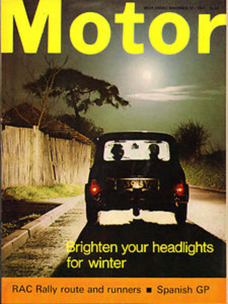 the motor magazine dated november 1967 : mazda 1500 de luxe road test