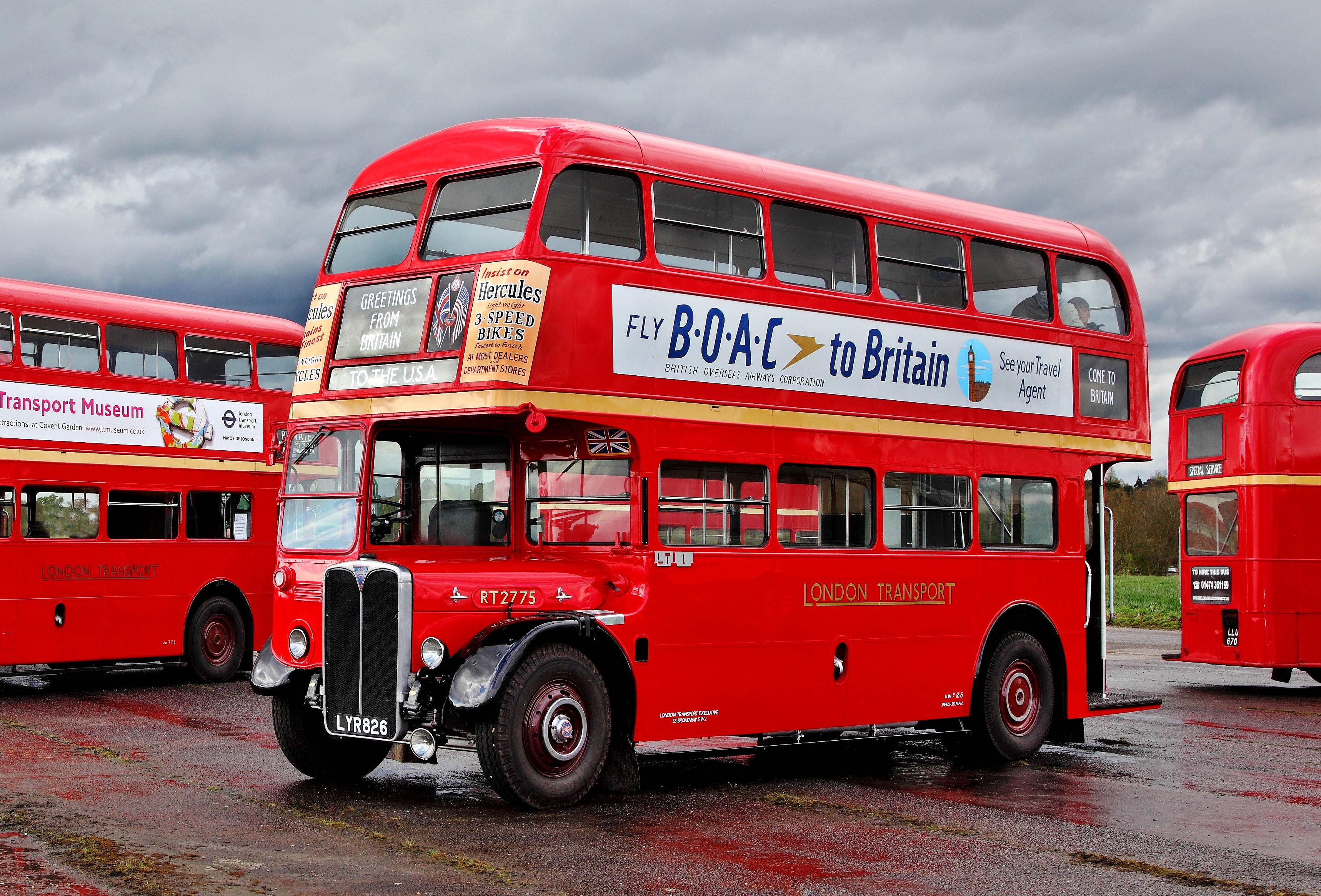 1952 AEC Regent III bus - RT2775 - London Bus Museum
