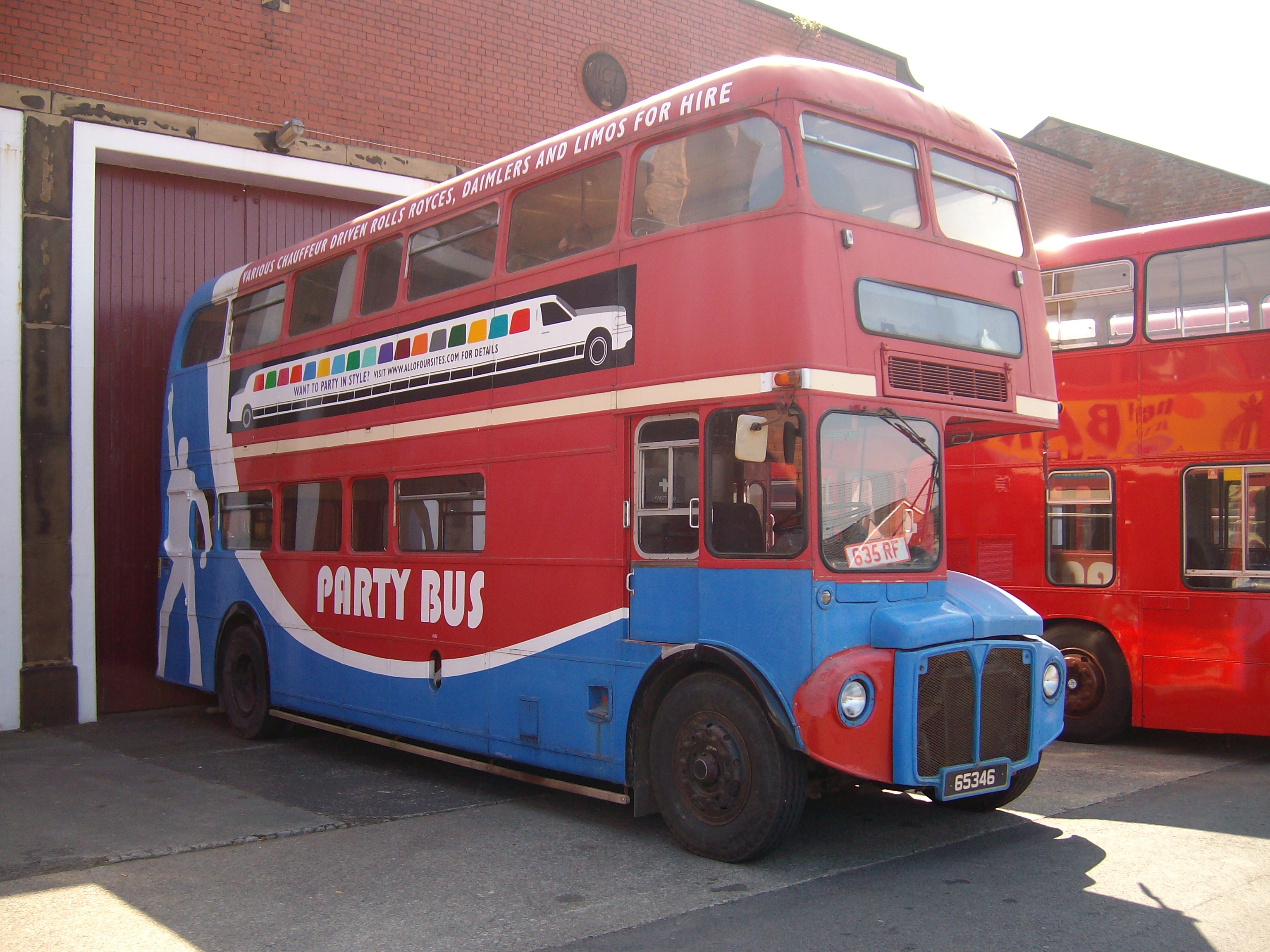 00354-65346-AEC Routemaster-(RMF )-Partybus(Ex L.T) | Flickr ...