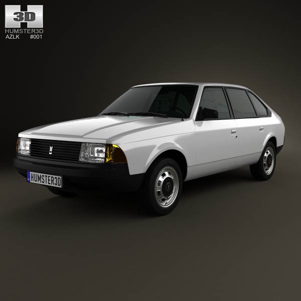 AZLK Moskvitch 2141 Aleko 1986 3D Model download in .3ds .max .obj ...