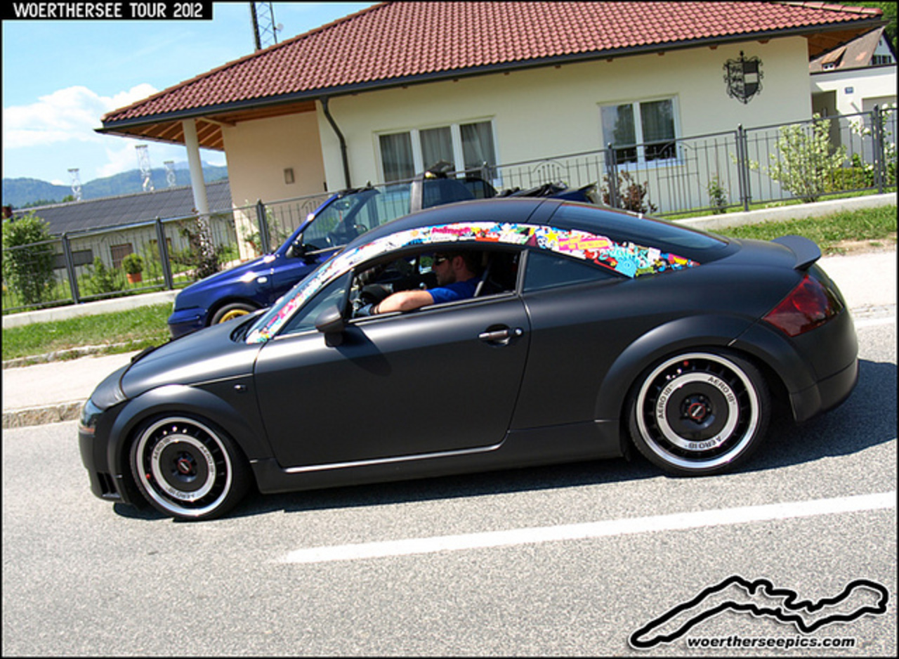 Satin Black Audi TT on Ronal Aero 18 wheels | Flickr - Photo Sharing!