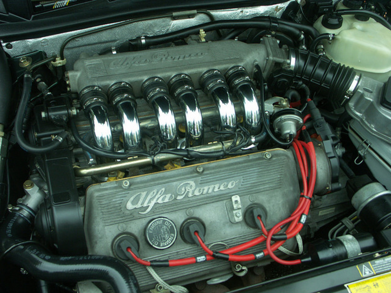 Alfa Romeo 164 Engine | Flickr - Photo Sharing!