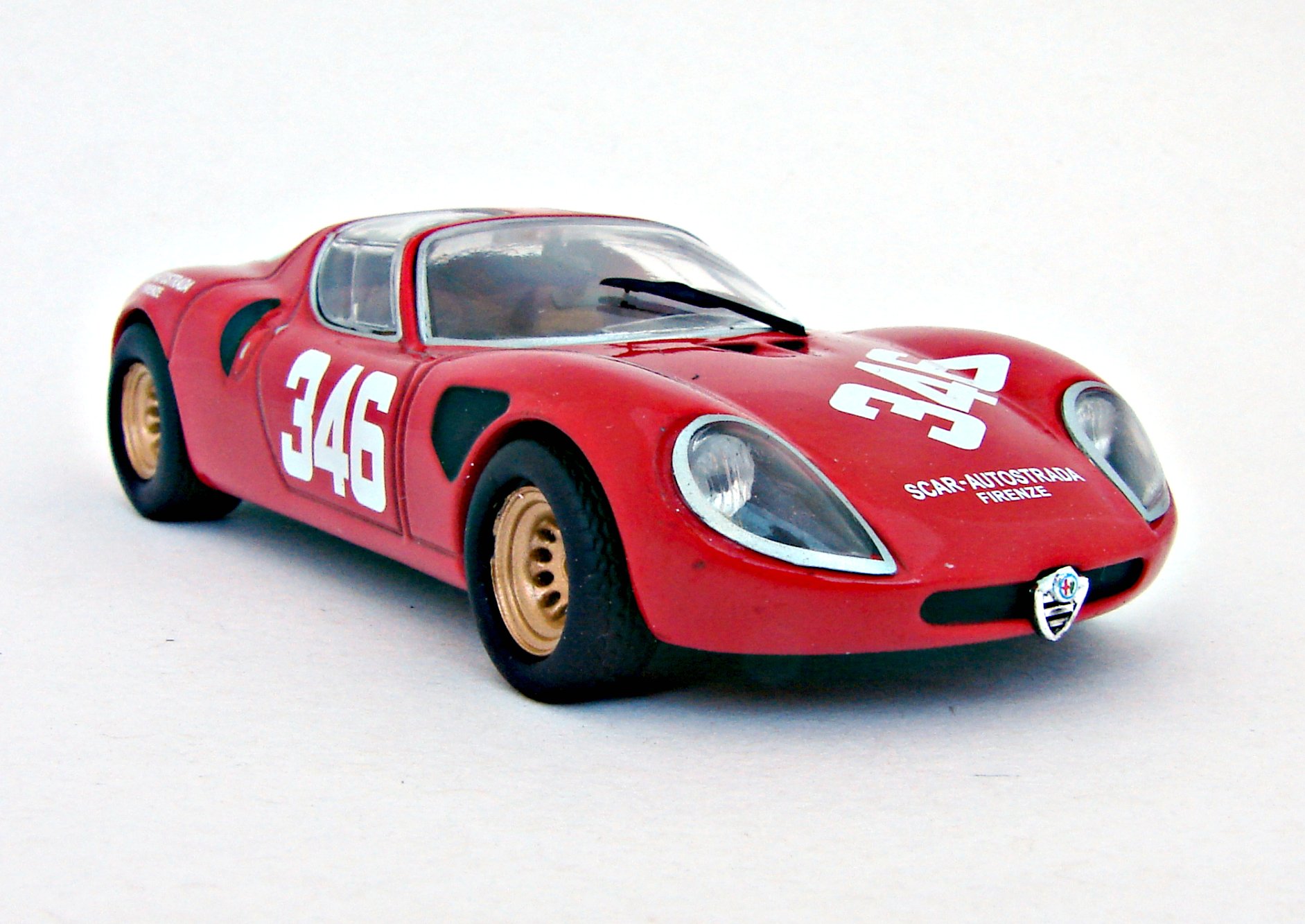 Alfa Romeo 33 Stradale, 1968 Bologna-Passo della Raticosa, Driver ...