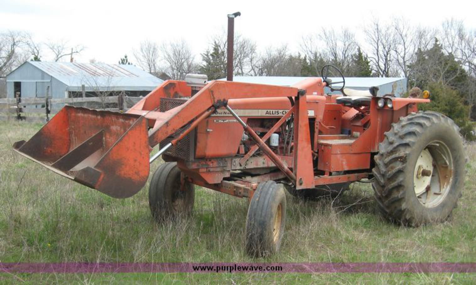 1973 Allis Chalmers One-Ninety XT Series III tractor with loader ...