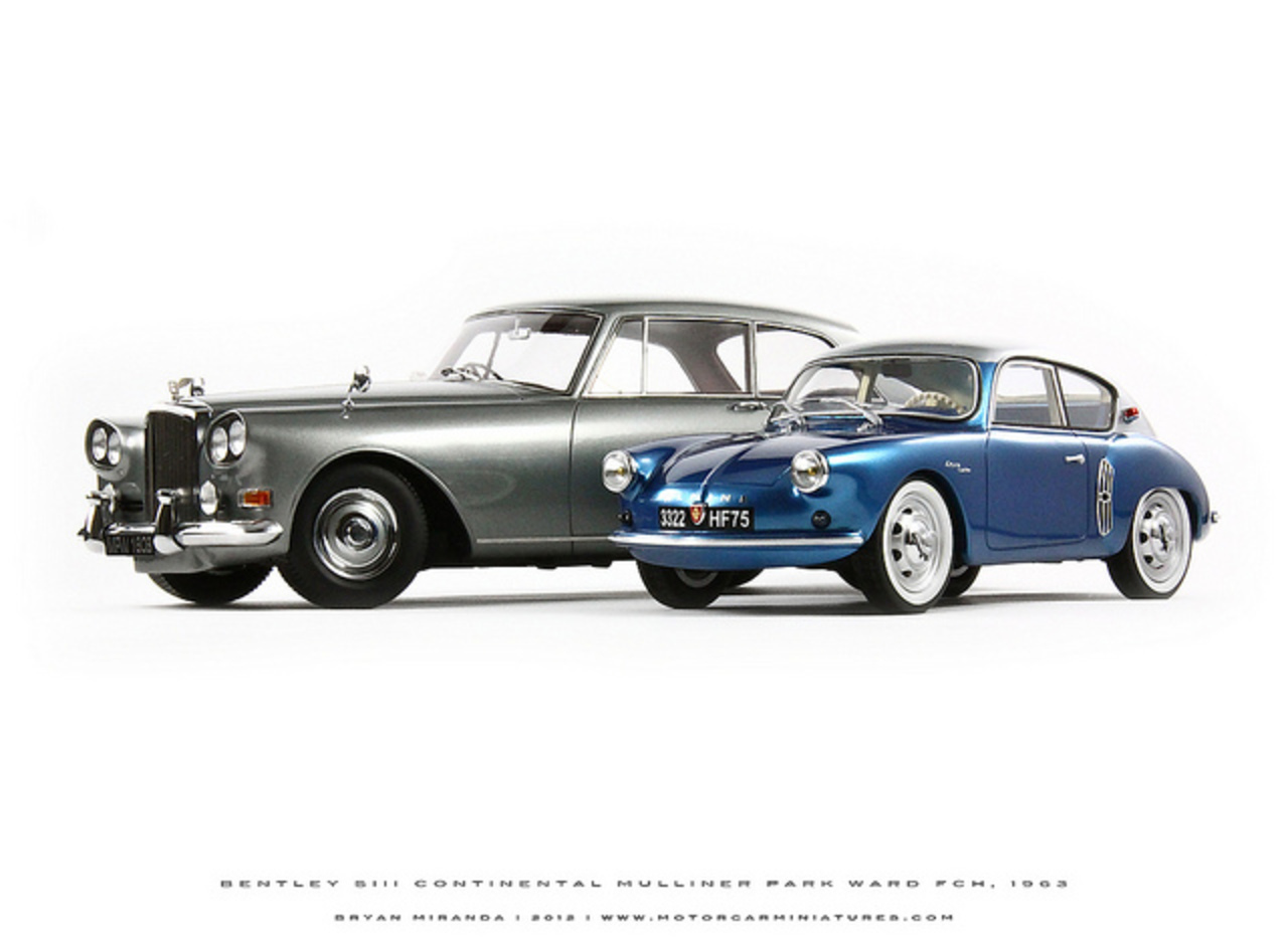 Bentley 1963 SIII Continental MPW FHC with Alpine 1958 A106 Mille ...