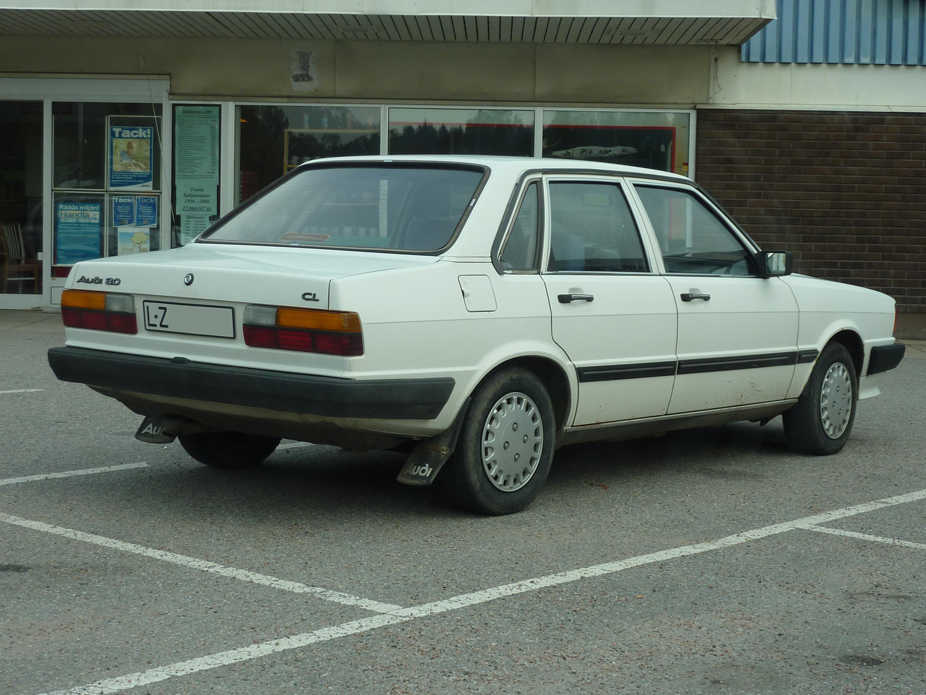 TopWorldAuto >> Photos of Audi 80 CL - photo galleries