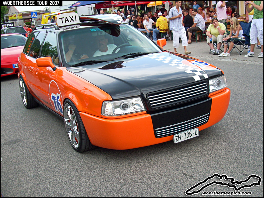 Audi 80 Avant Orange & Black 76 Racing Oils | Flickr - Photo Sharing!