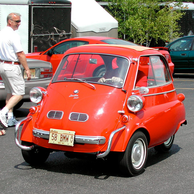 1958 BMW Isetta 300 in red | Flickr - Photo Sharing!
