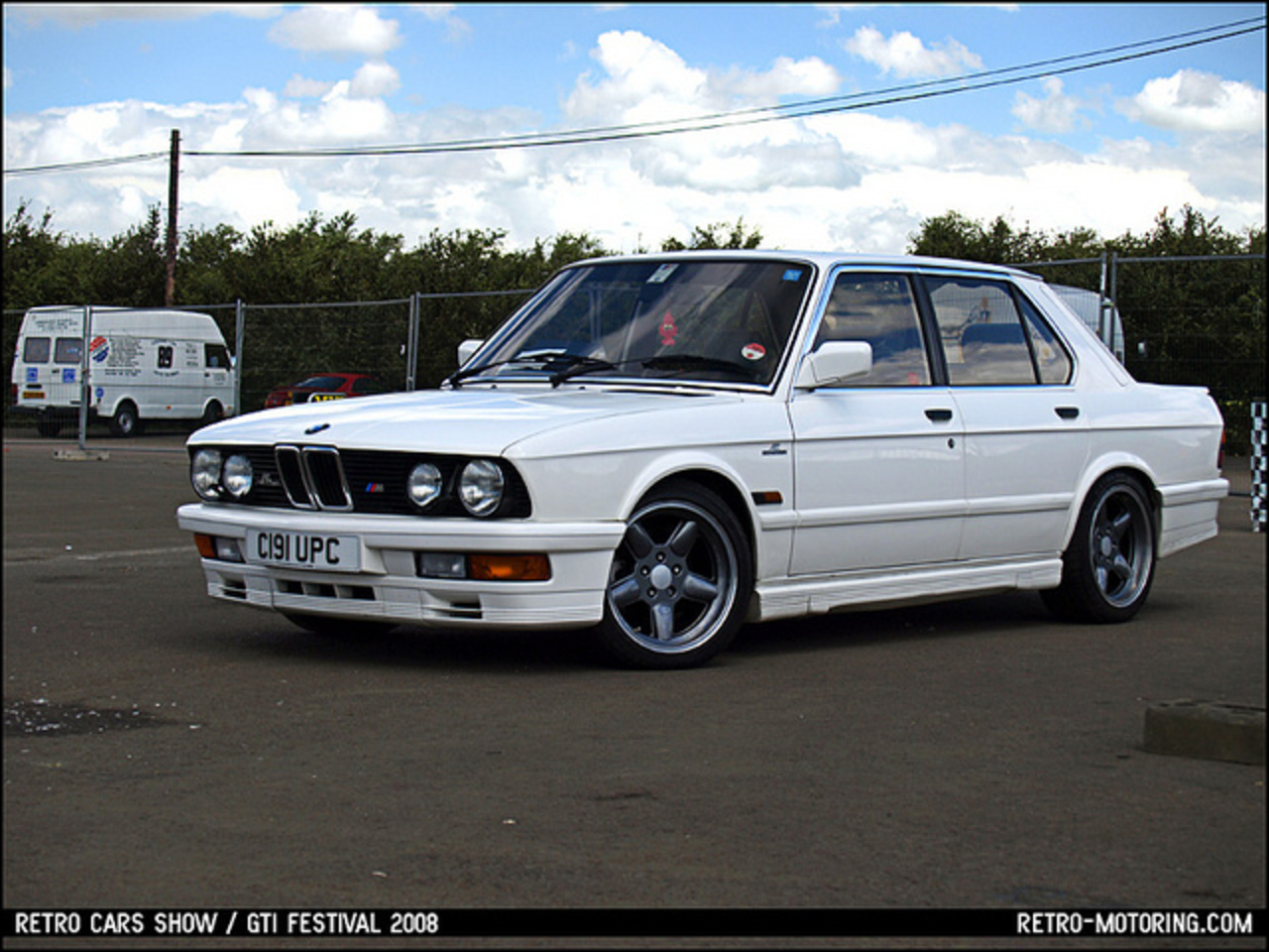 White E28 BMW M535i C191UPC | Flickr - Photo Sharing!