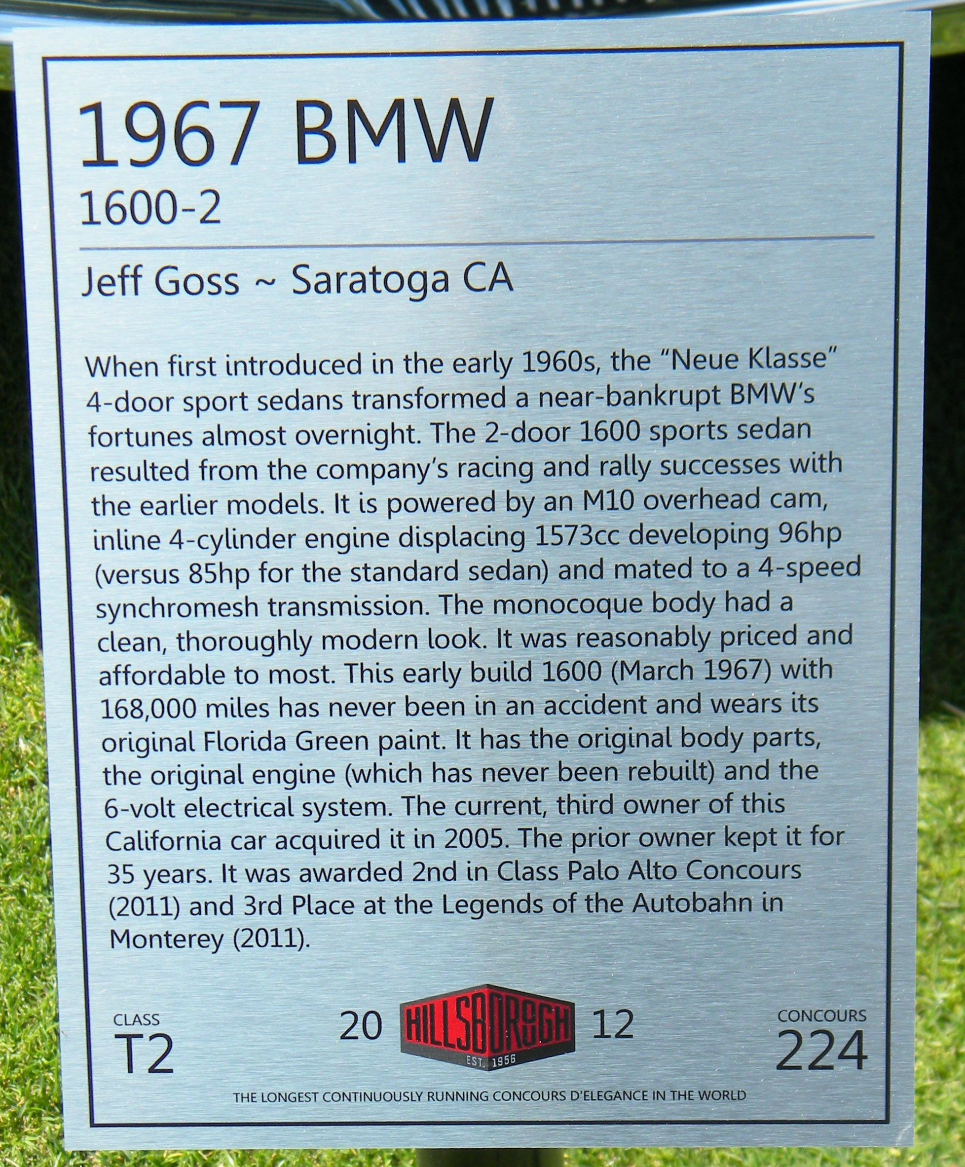 1967 BMW 1600-2 'UYG 597' Info | Flickr - Photo Sharing!