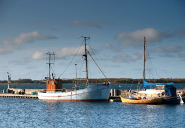 transpress nz: fishing boats off Ebeltoft, Denmark