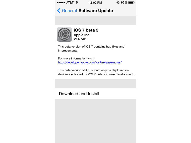 iOS 7 beta 3 now available to registered developers | PhoneDog