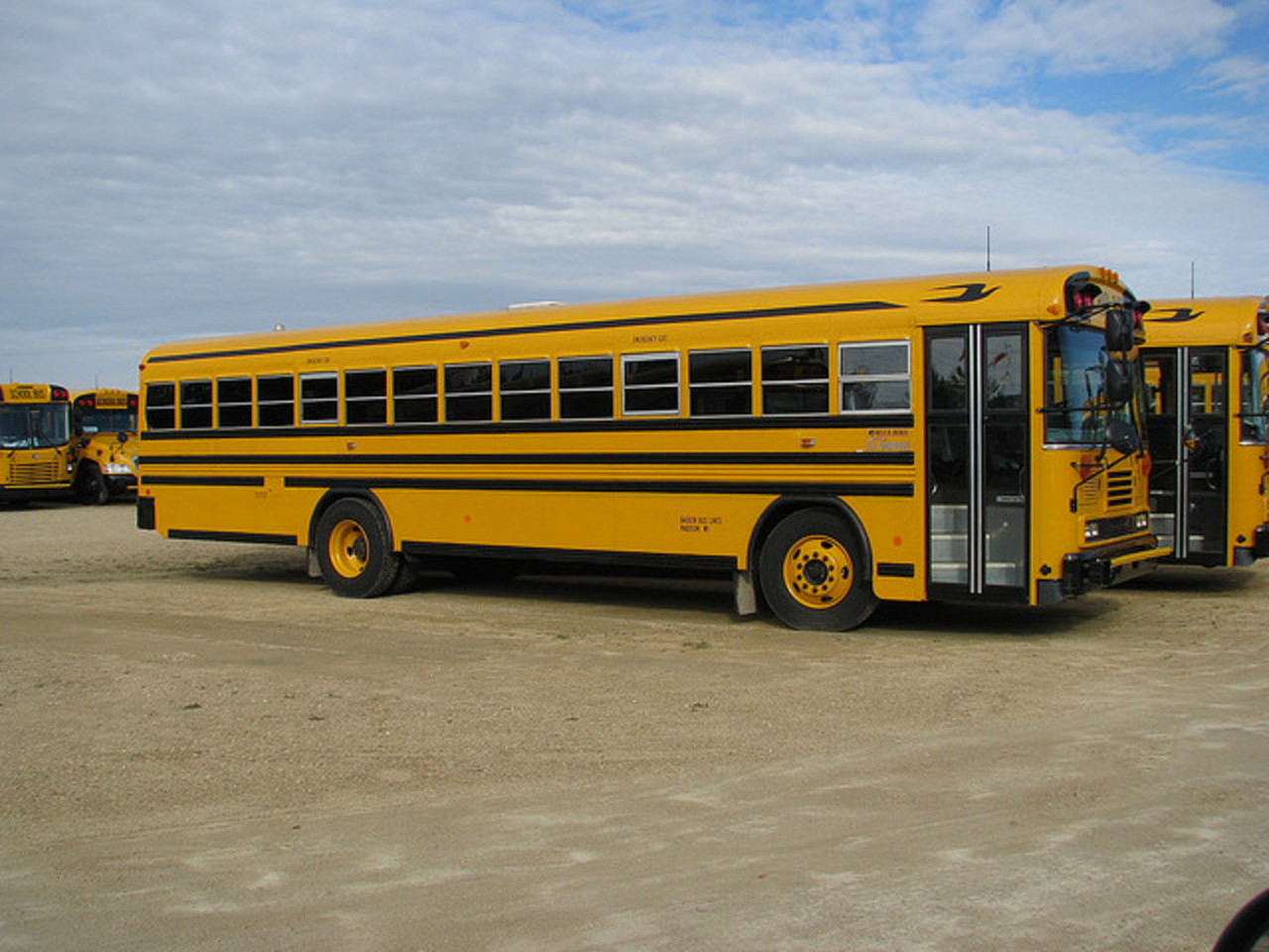 Blue Bird school bus | Flickr - Photo Sharing!