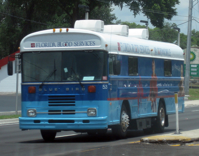 Florida Blood Services - Bloodmobile - 53 - Blue Bird Bus | Flickr ...