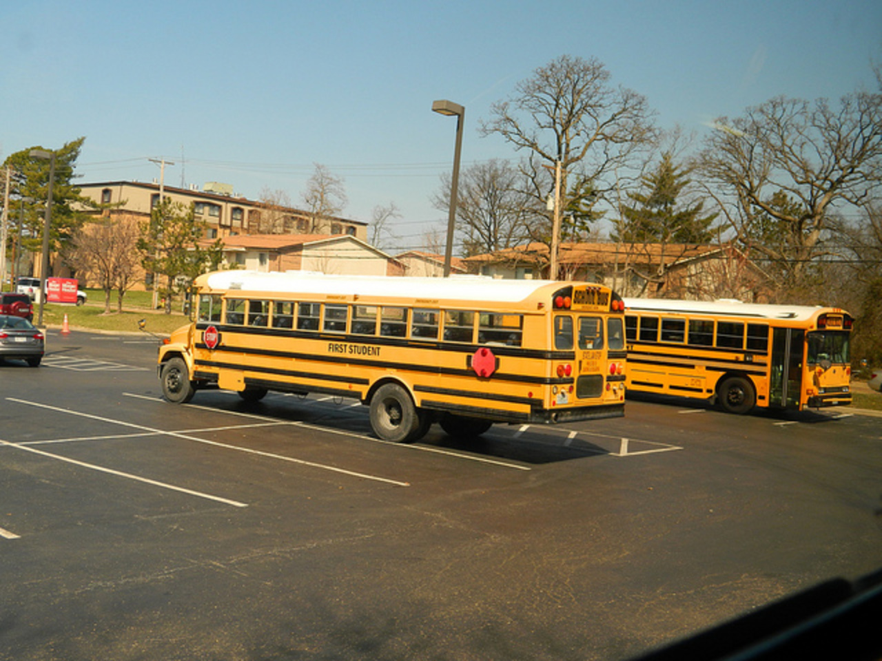 First Student Buses Thomas Freightliner FS-65 and Blue Bird All ...