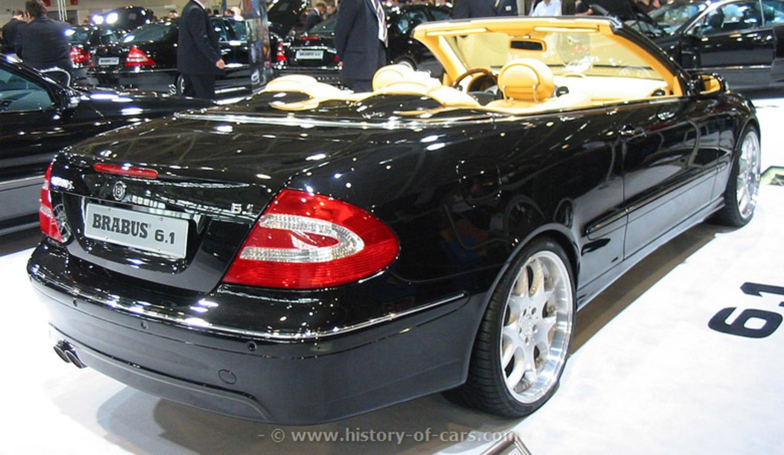 mercedes 2002 a209 clk brabus 61 convertible - the history of cars ...