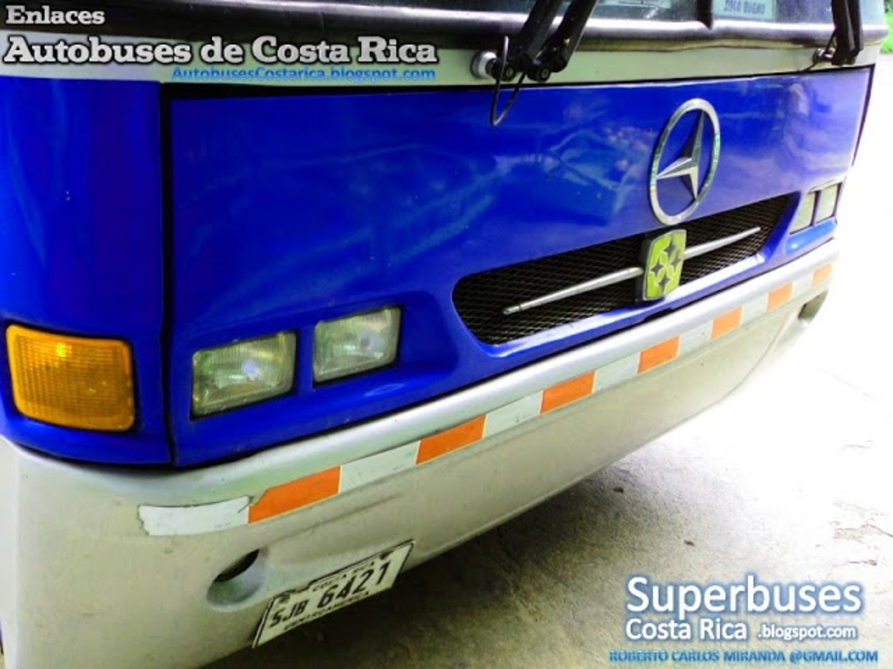 Enlaces Autobuses de Costa Rica: Mercedes Benz Busscar ElBuss340