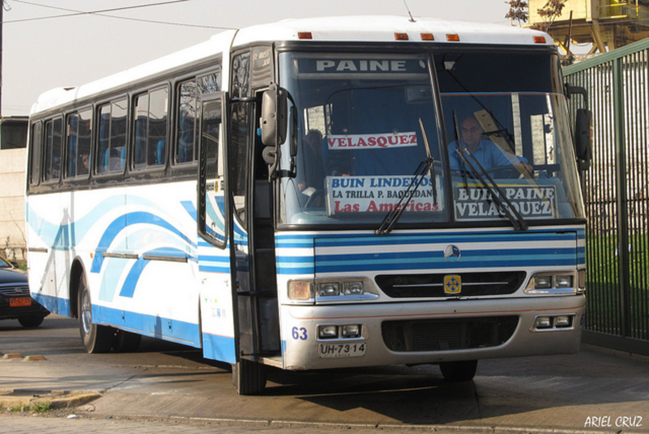 Buses Paine | RegiÃ³n Metropolitana | Busscar El Buss 320 / UH7314 ...