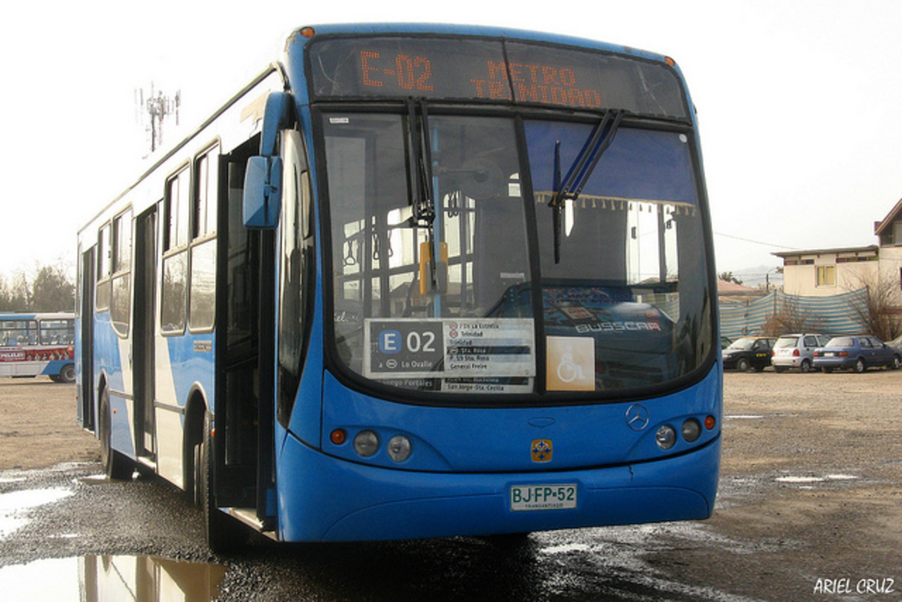 E02 - Transantiago | UniÃ³n del Transporte (Unitran) | Busscar ...