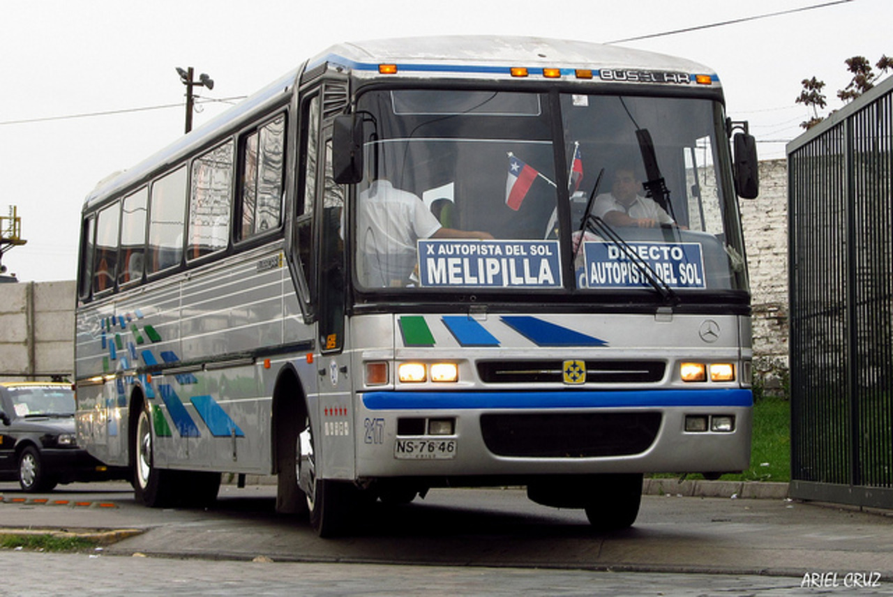 Autobuses Melipilla Santiago | Busscar El Buss 320 / NS7646 ...