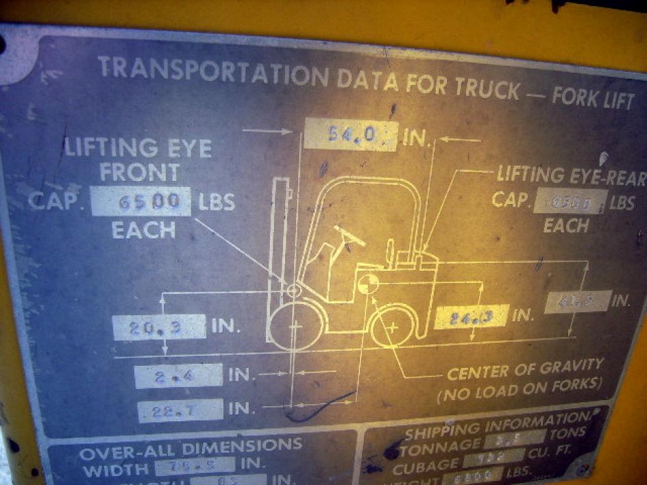 1986 Caterpillar M25 Electric Fork Truck, 36/48 Volt System, 36 ...