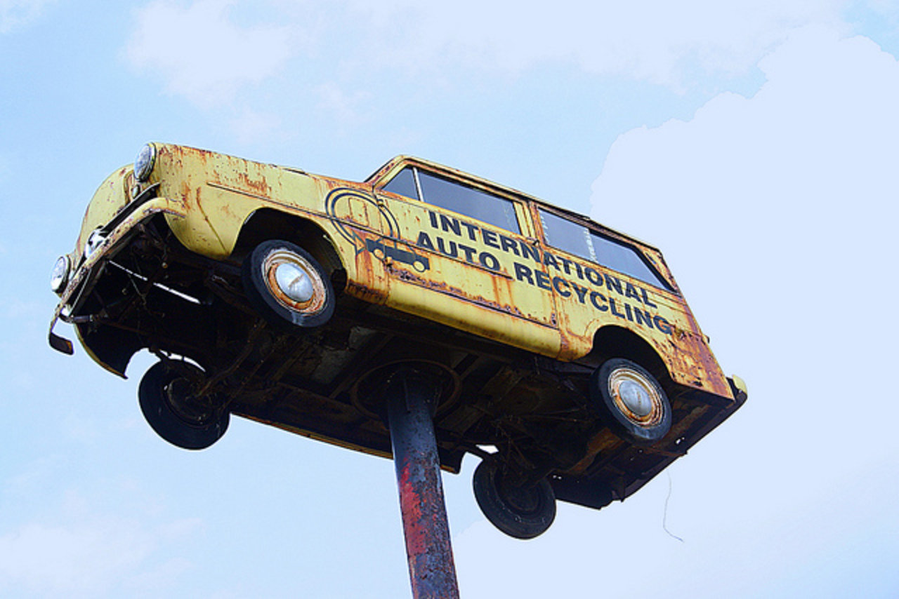 Crosley Wagon on a Pole, Route 301 | Flickr - Photo Sharing!