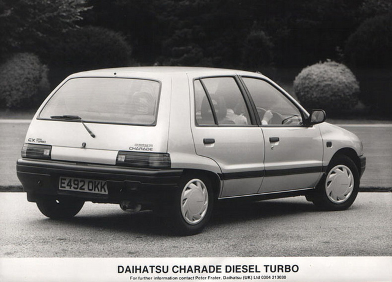 1987/88 Daihatsu Charade CX Diesel Turbo press pic | Flickr ...