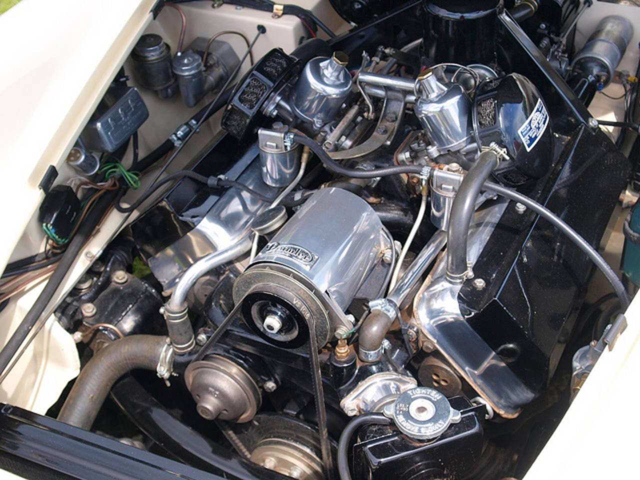 Daimler Dart SP250 Sports Car Engine - 1961 | Flickr - Photo Sharing!