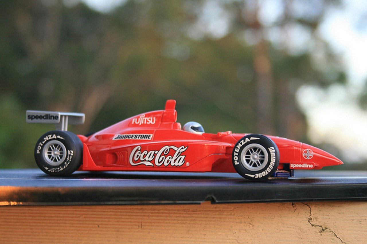 Scalextric Coca Cola Dallara Indy | Flickr - Photo Sharing!