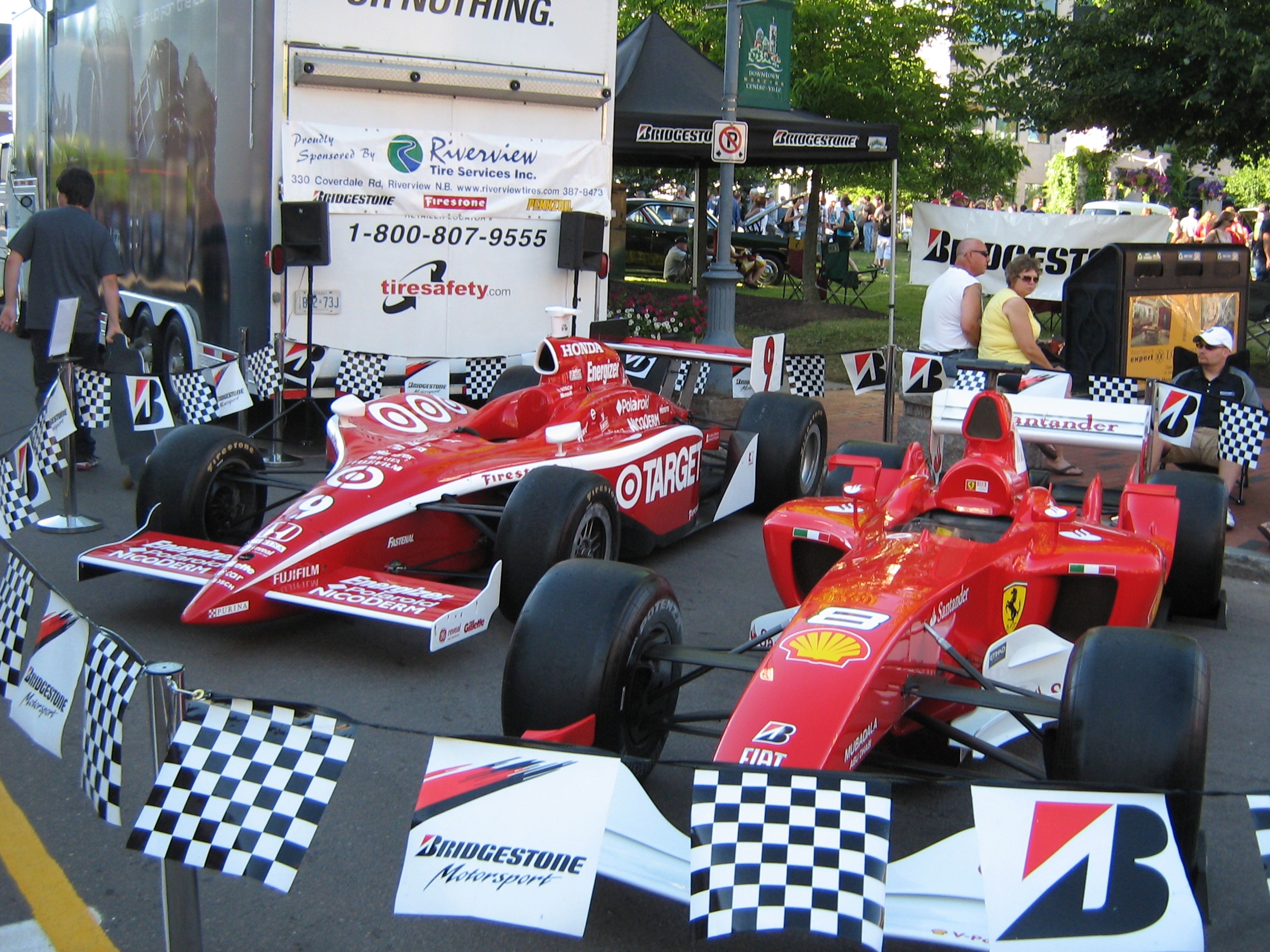 2003 Ferrari Formula 1, and 2005 Dallara/Honda Indianapolis 500 ...