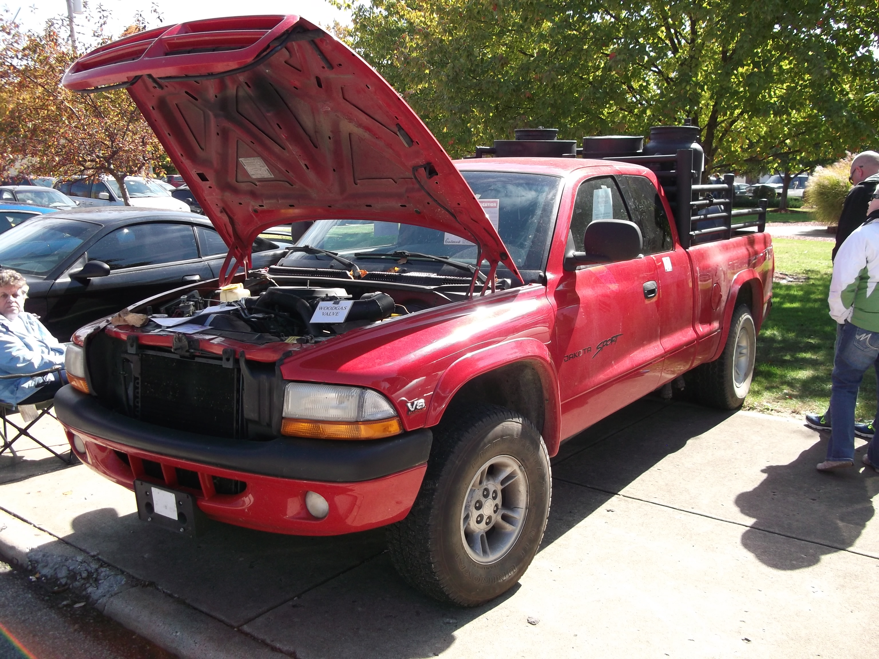 1998 Dodge Dakota Sport, wood gas powered | Flickr - Photo Sharing!