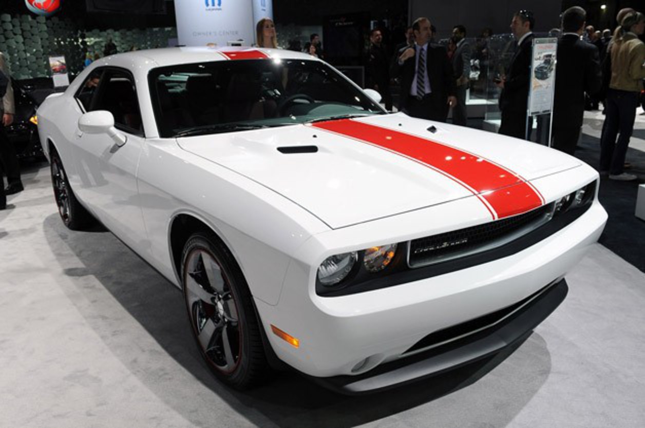2012 Dodge Challenger Rallye Redline is black, white and red all ...