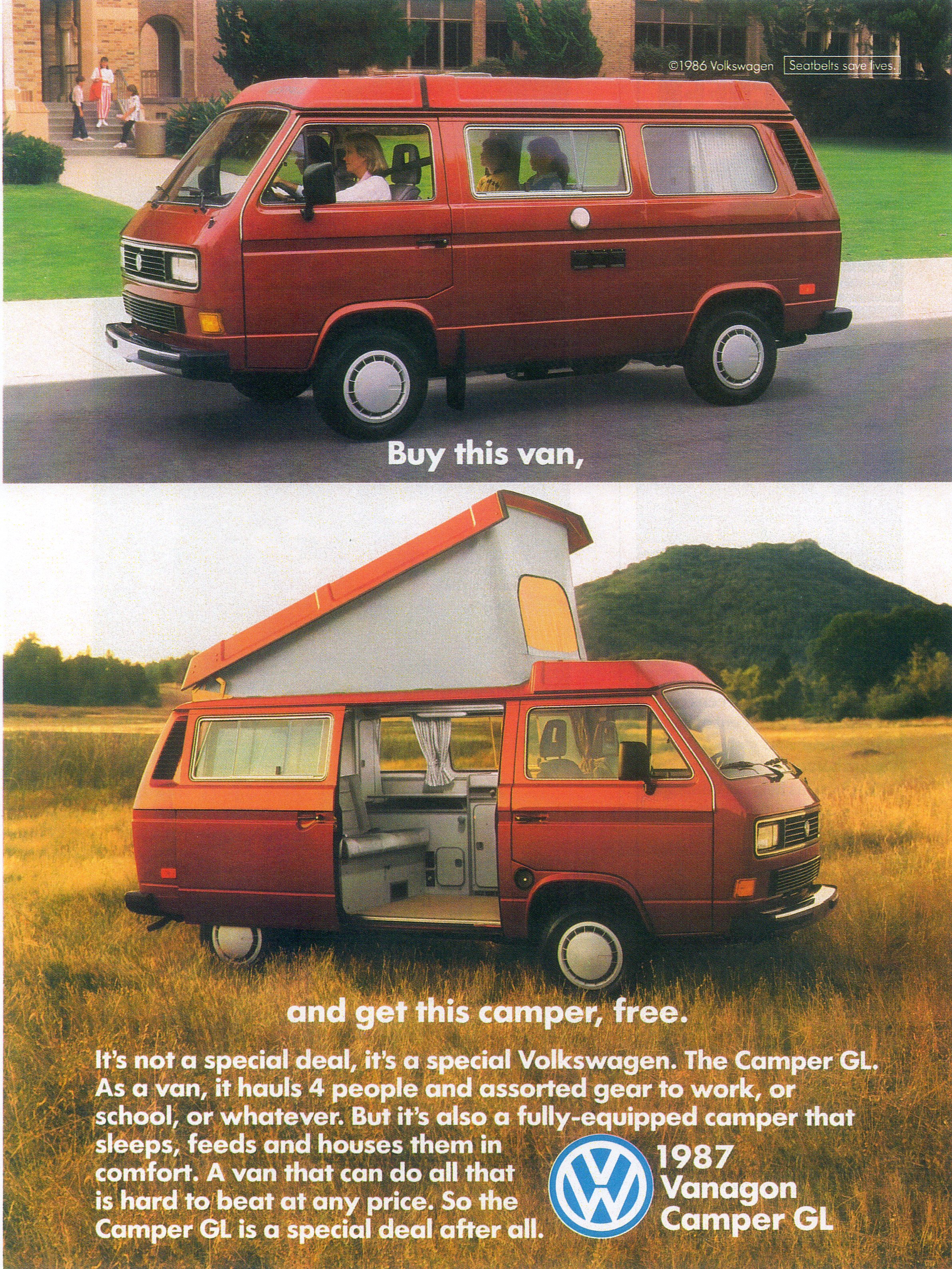 1987 Volkswagen Vanagon Camper GL (USA) | Flickr - Photo Sharing!