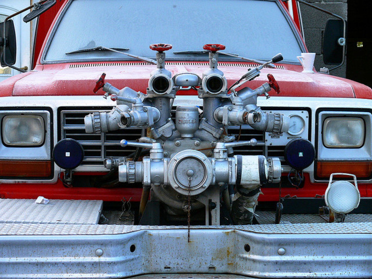 Dodge fire truck front view | Flickr - Photo Sharing!
