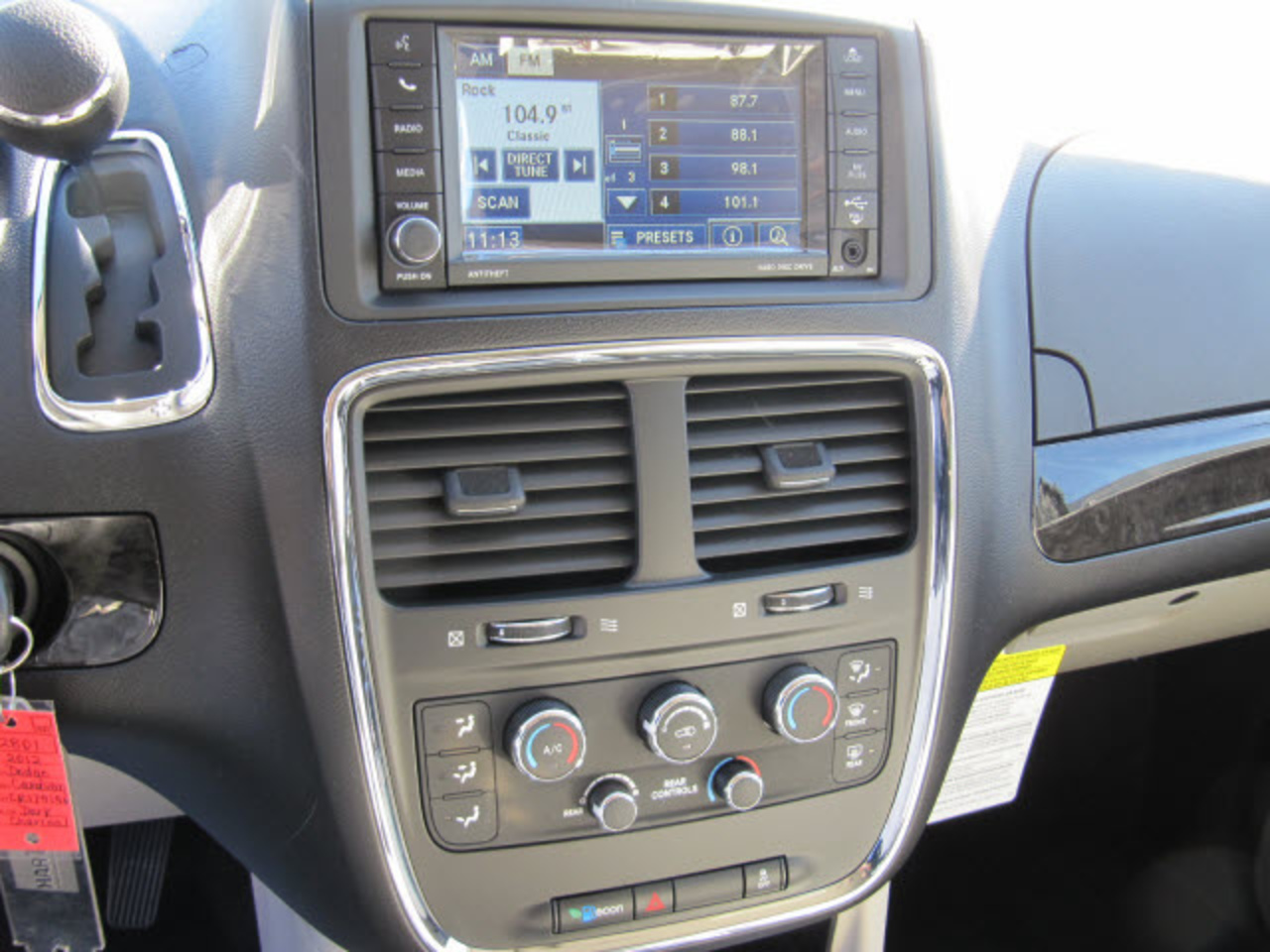 2012 Dodge Grand Caravan SXT Interior Features-Center Console ...