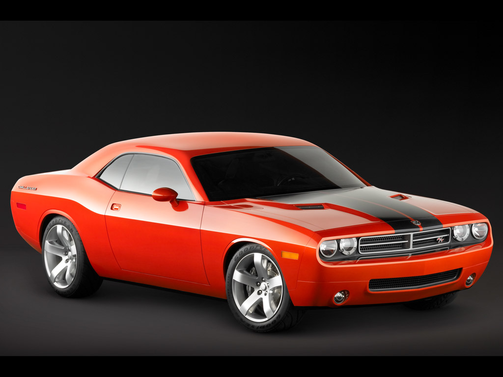 2006 Dodge Challenger Concept - Side Angle - Top - 1024x768 Wallpaper