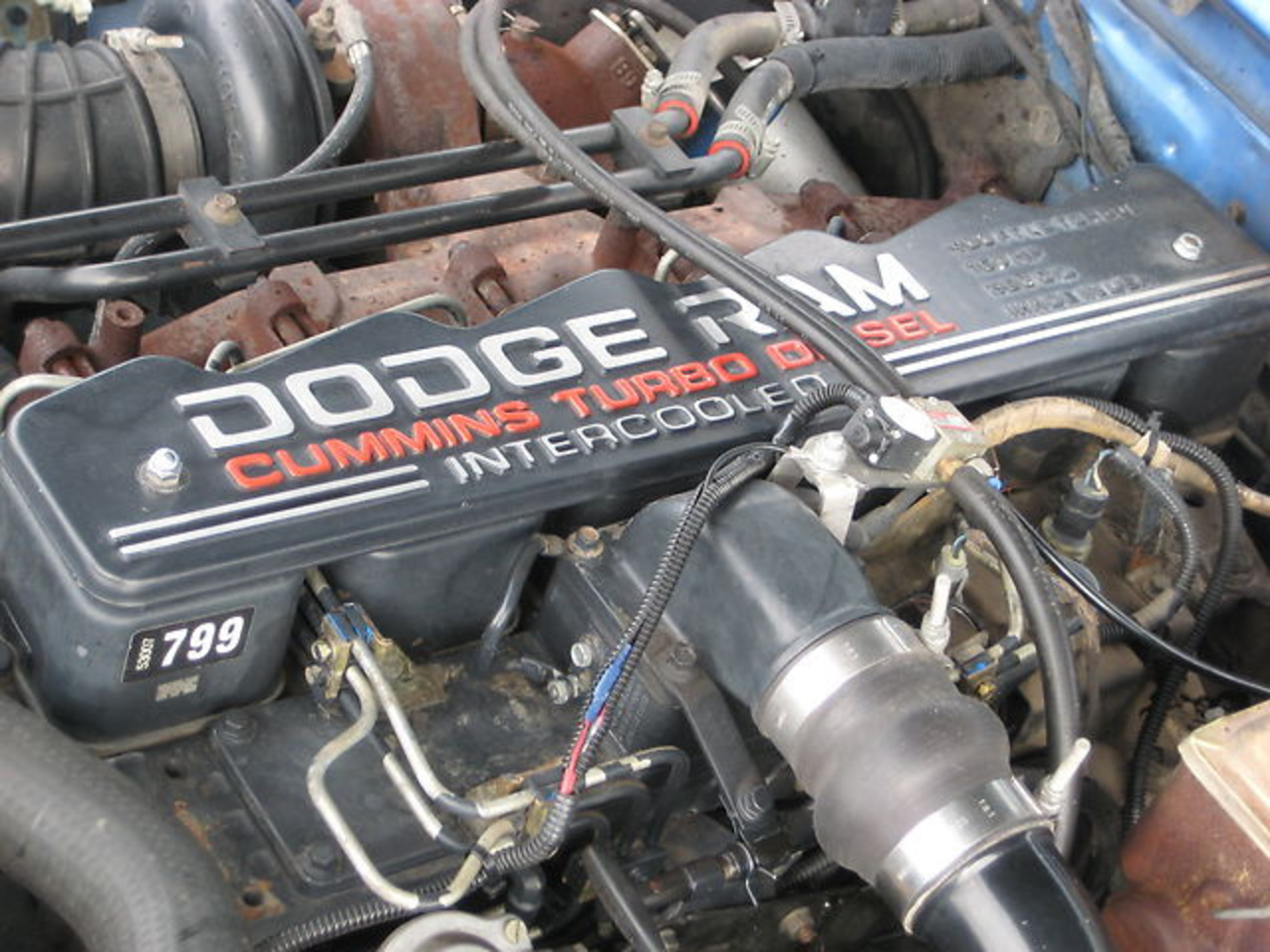 1991 DODGE POWER RAM 350 4 WHEEL DRIVE LONG BOX CUMMINS 12 VALVE ...