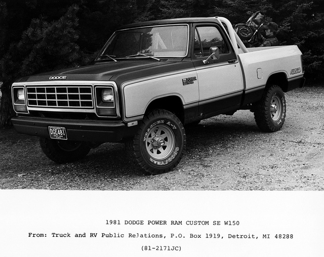1982 Dodge Power Ram Custom SE W150 4X4 Pickup Truck | Flickr ...